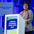 EU presidency Belgian Minister Tinne Van der Straeten.